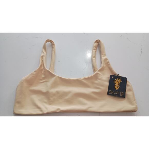 NWT Skatie bikini Designed in Venice orange cream top/buttercream bottom. Size M - Picture 2 of 9